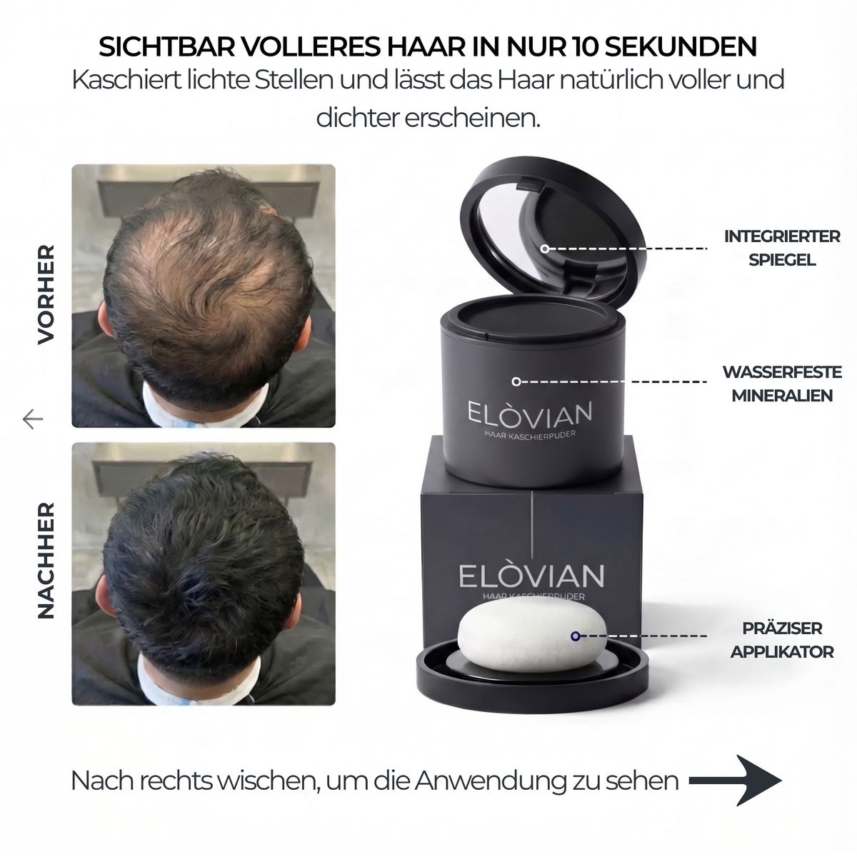 ELÒVIAN Haar Kaschierpuder